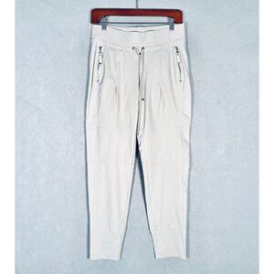Raffaello Rossi Candy Pants Womens 34 Cream Pull On Athleisure Quiet Luxury